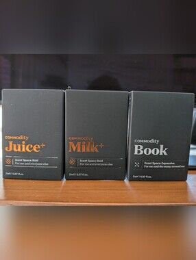 Commodity Juice, Milk & Book Mini Fragrance Set